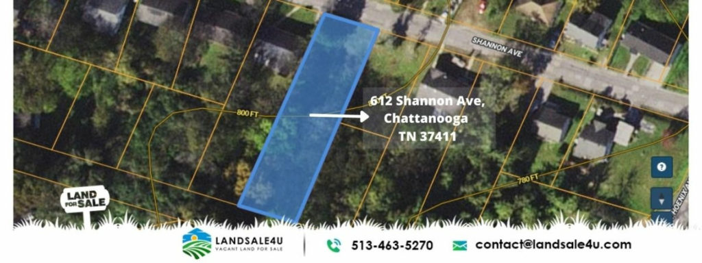 large 46 R1 -Residential land for sale in Chattanooga TN Hamilton County. Build your dream home on this 0.289 acre get it for $18K cash vacant lot in Chattanooga TN - close to I75