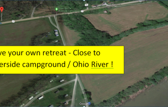Quality Vacant Land for Sale in Georgetown, Brown County, OH. Buildable Lots in Gorgeous setting with beautiful view of Ohio river!