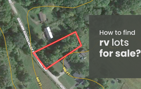 How to find RV lots for sale?