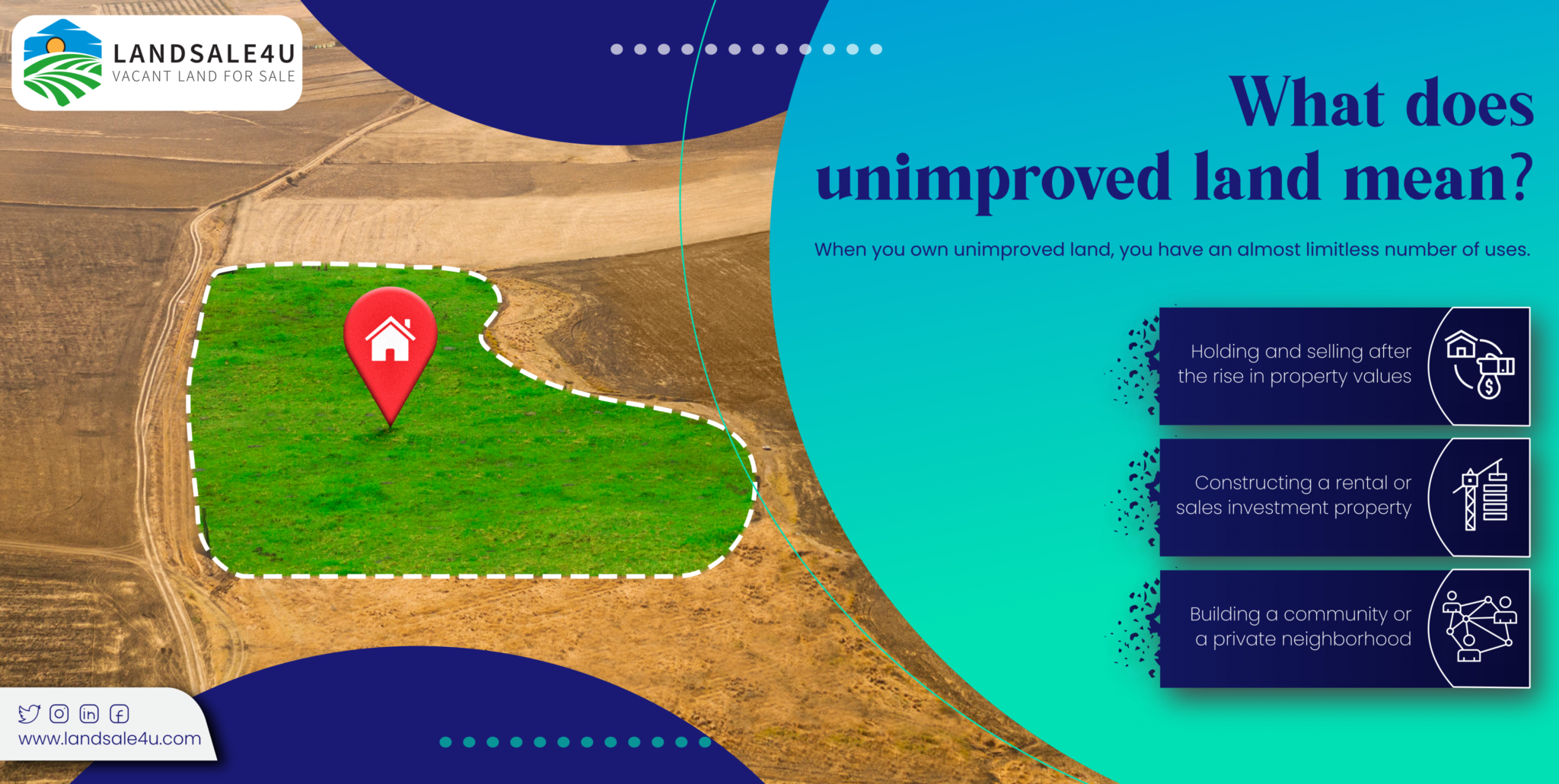 What does unimproved land mean?