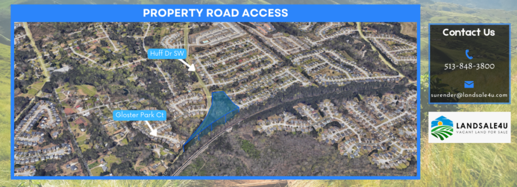 large 22 Prime vacant land for sale in Lawrenceville GA! Split the lot or build your dream home with a huge yard!